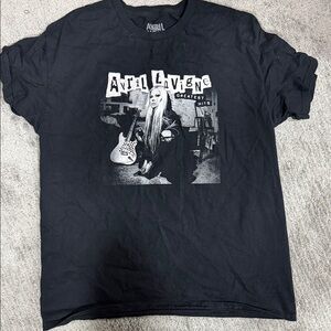 Avril Lavigne tour Black Graphic T-Shirt